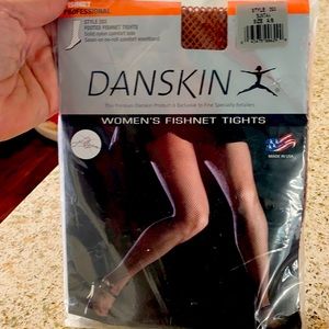 Danskin  professional fishnet tights